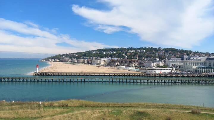 Mini-Duplex Cosy Avec Magnifique Vue Mer Deauville Eksteriør bilde