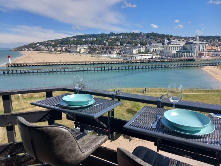 Mini-Duplex Cosy Avec Magnifique Vue Mer Deauville Eksteriør bilde